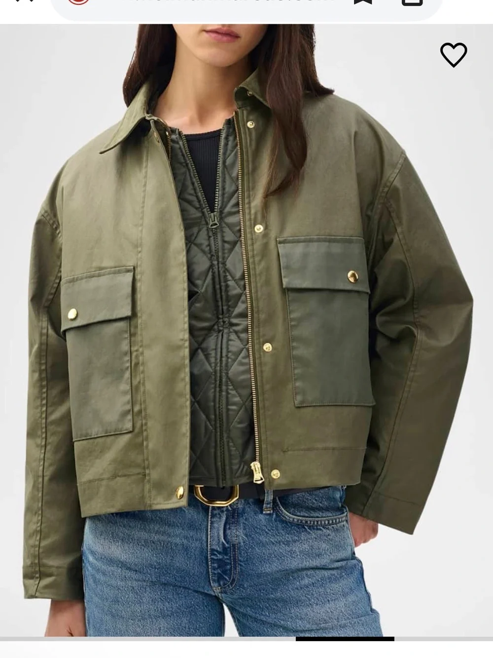 Rag & Bone Nonie Cotton Field Jacket NWT Zip Out Liner 3 Coats in 1 $548 Retail